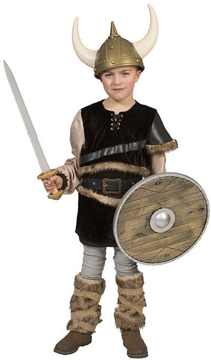 Piraat & Viking Kostuum | Kolbein Viking Hafnarfjordur | Jongen | Maat 116 | Carnaval kostuum | Verkleedkleding